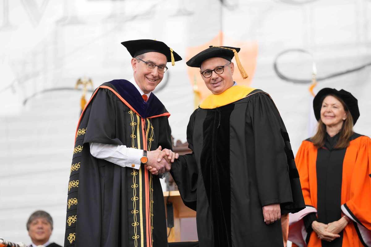 Omar Yaghi receiving honorary Doctorate at Princeton University