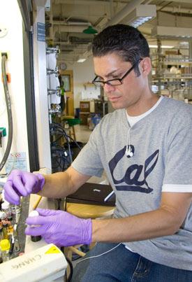 Student in Lab