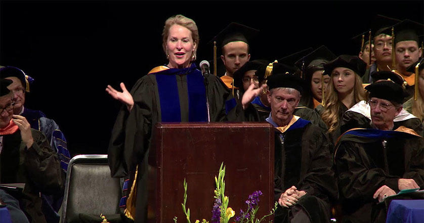 Nobel Laureat Frances Arnold 2018 commencement speech