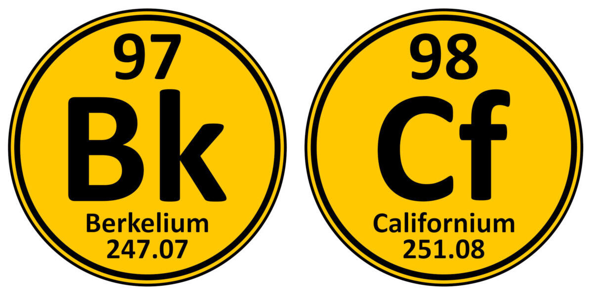 Berkelium, Californium