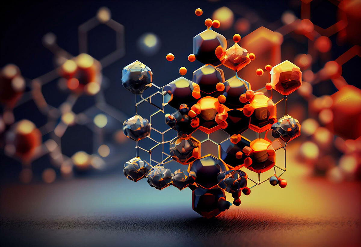 Illustration of chemistry created by AI