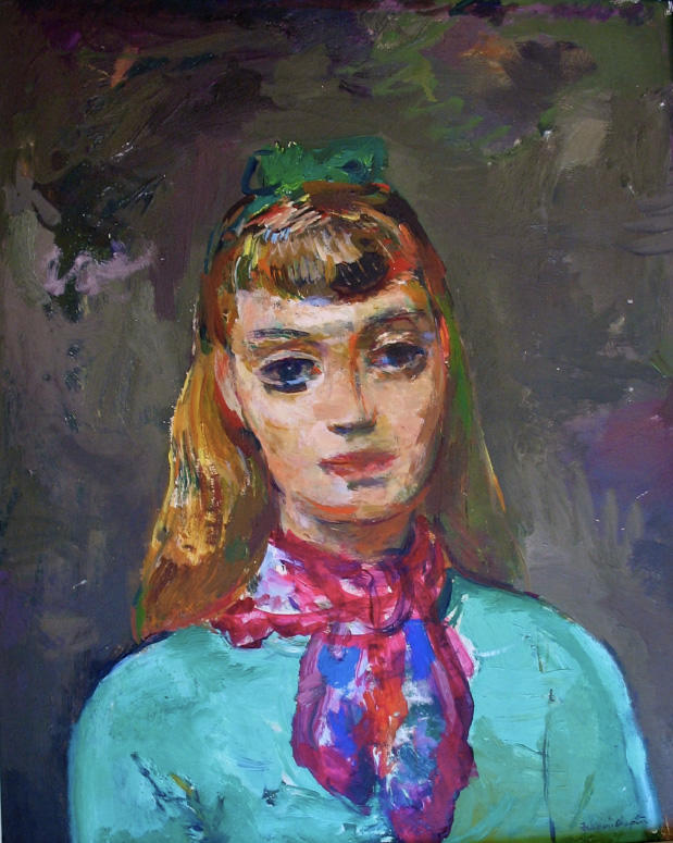 Painting of Christine Harris