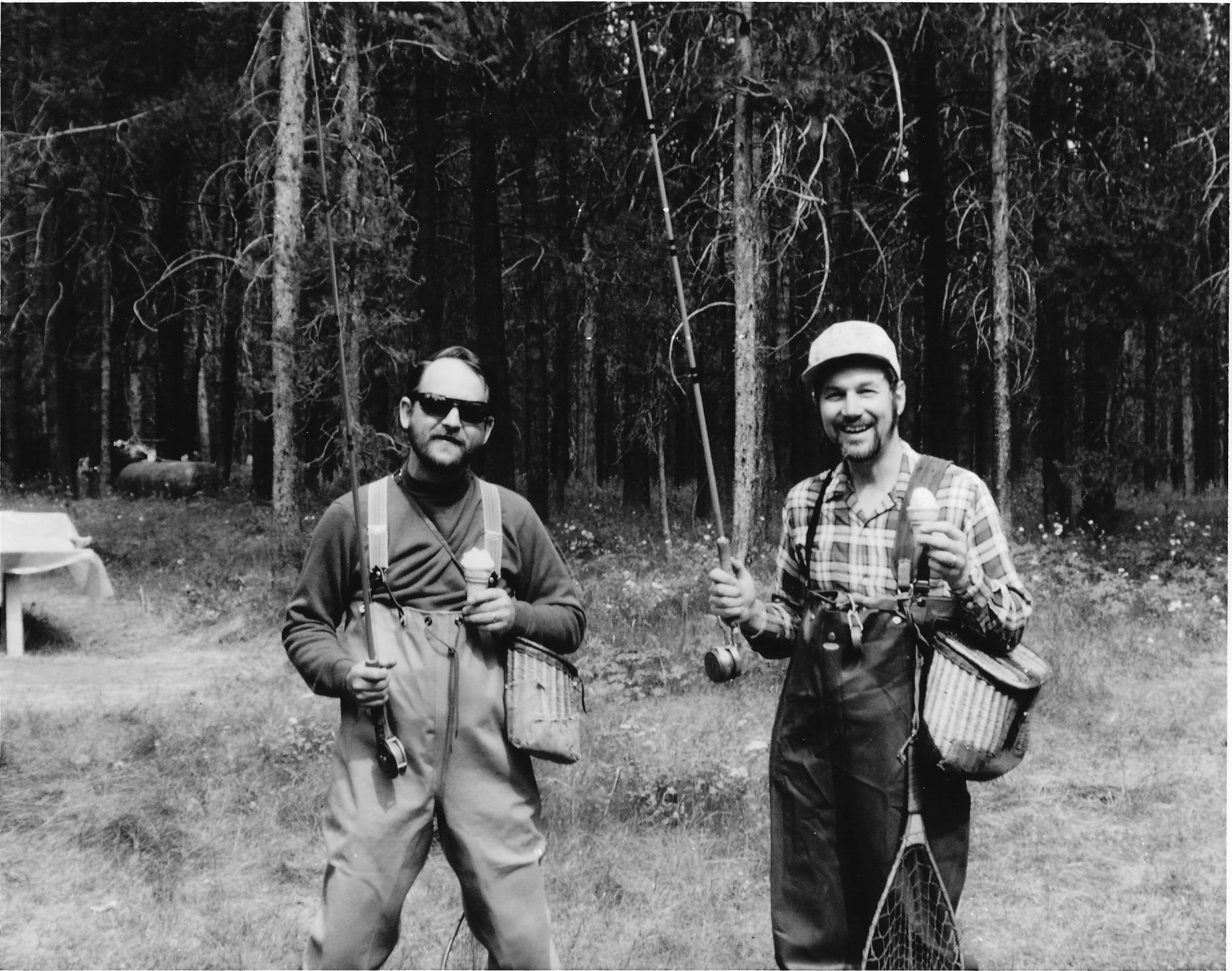 Clayton Radke and Andrew Streitwieser fishing