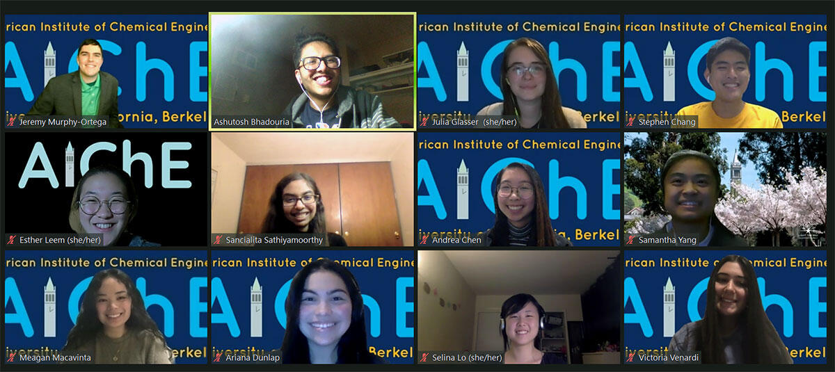 2019-2020 executive board AIChE student chapter