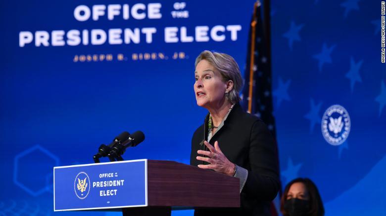 Frances Arnold speaks at announcement ceremony