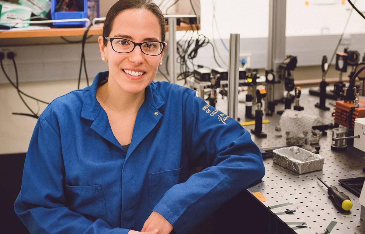 Markita Landry in her lab