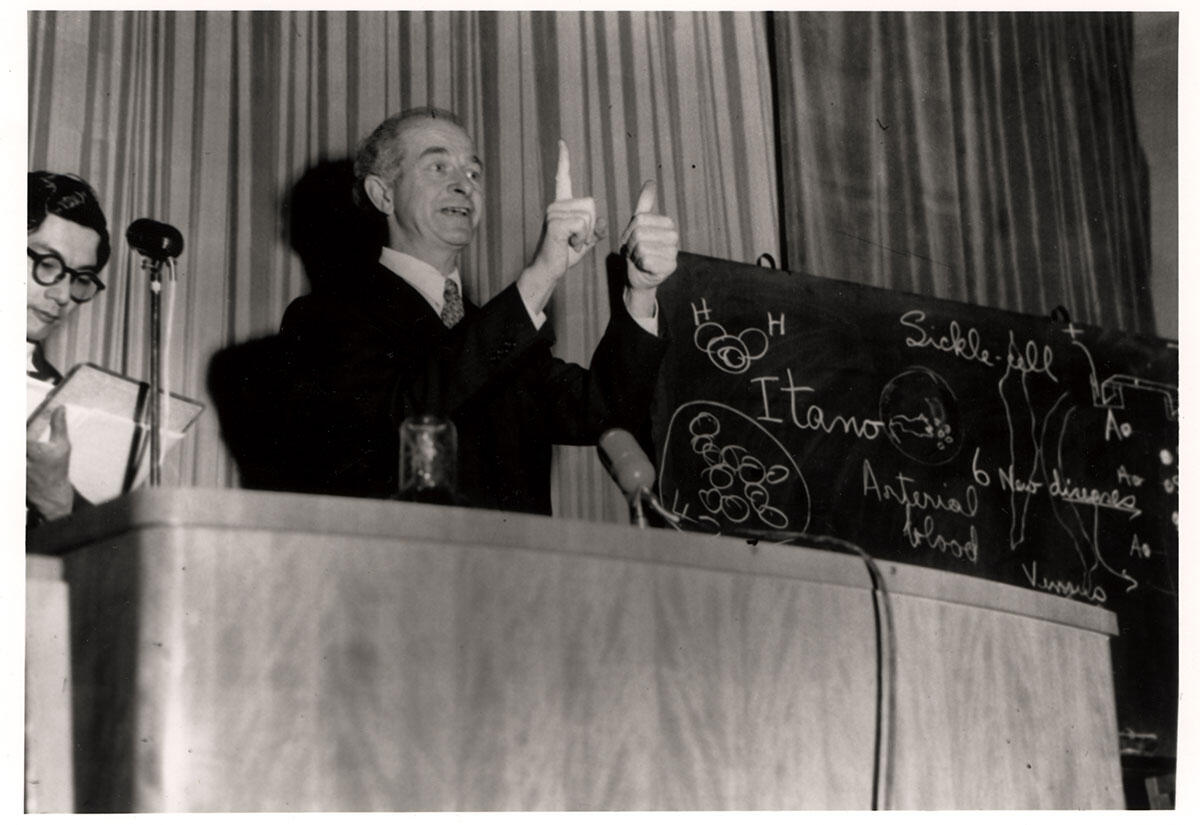 Linus Pauling and Harvey Itano