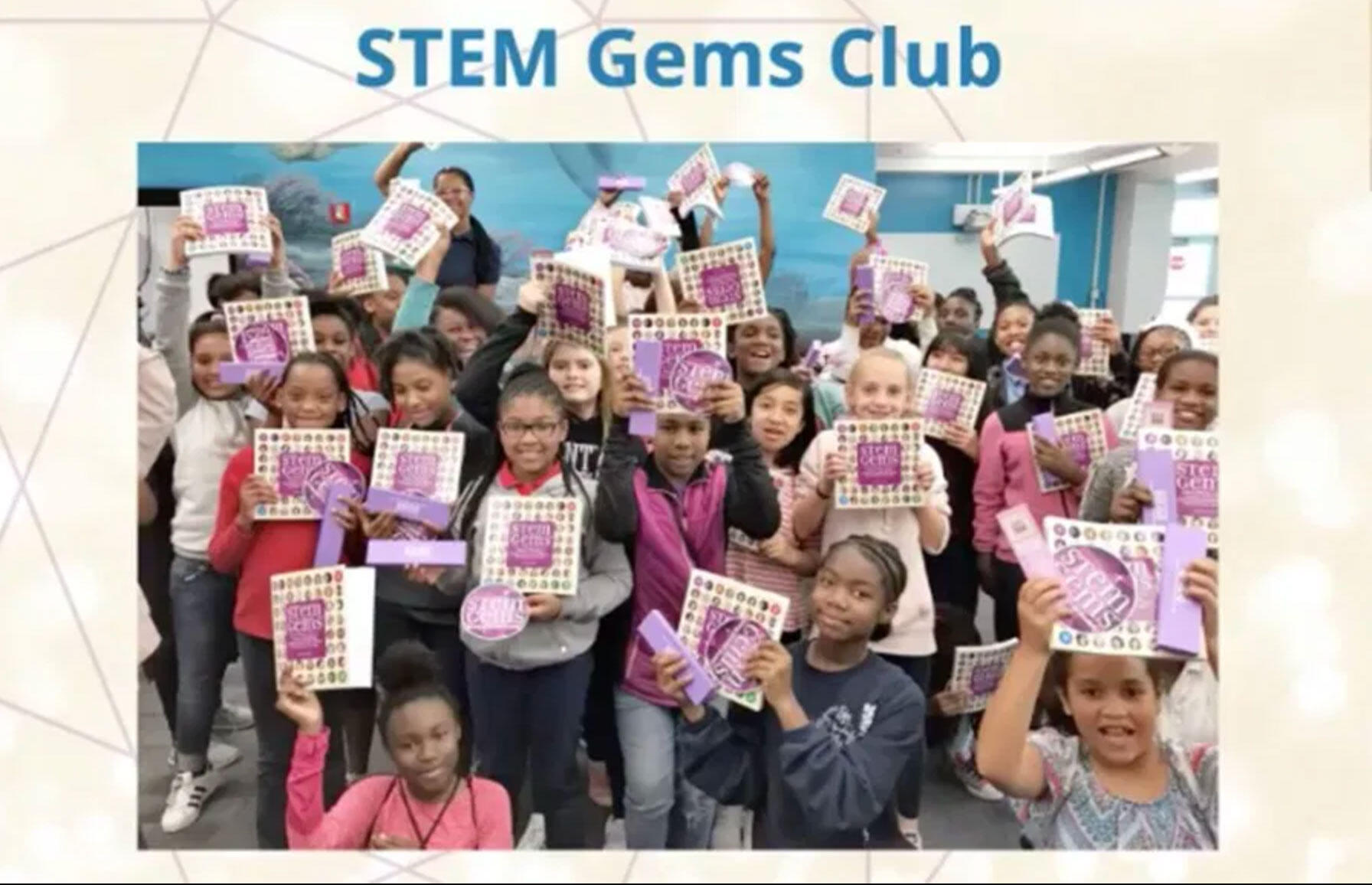 Girls at a STEM Gem club event