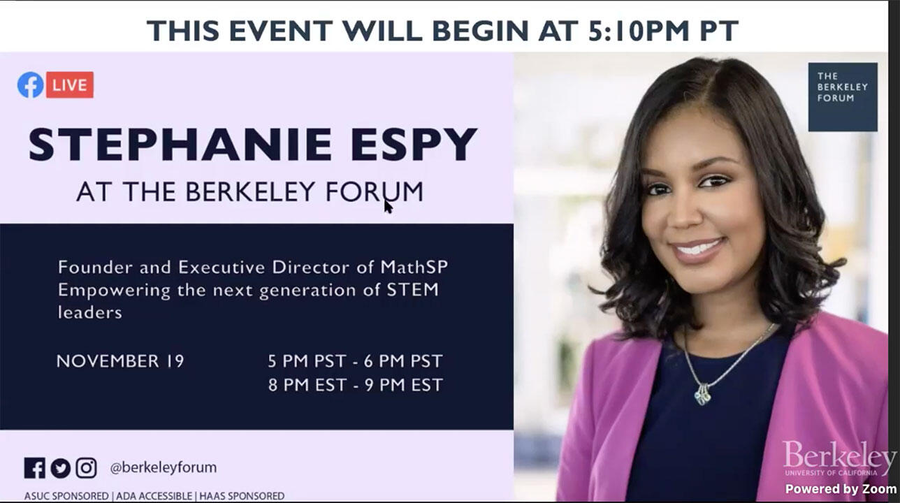 Stephanie Epsy link to Berkeley Forum