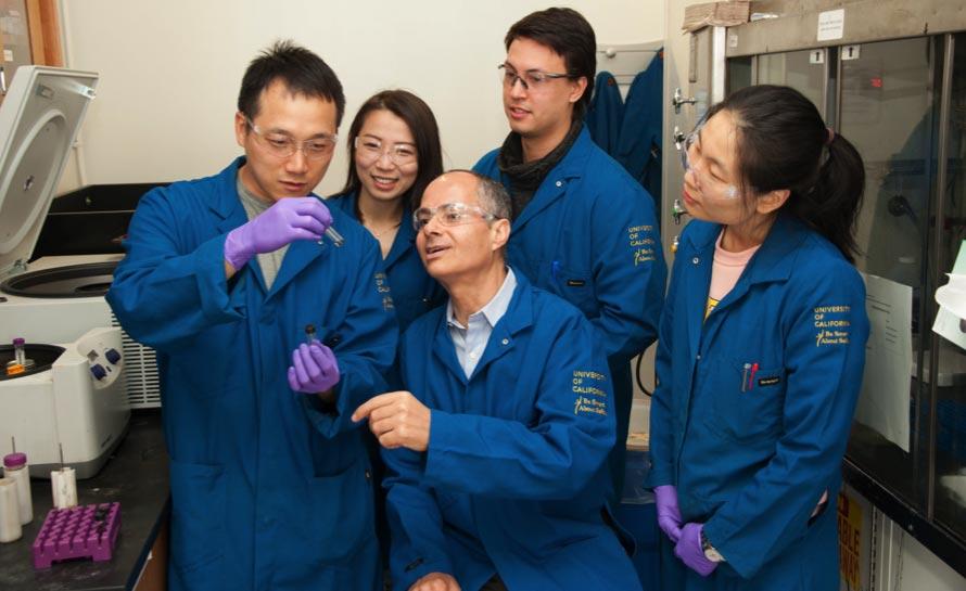 Omar Yaghi with his research group