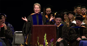Frances Arnold gives commencement speech at UC Berkeley;'s College of Chemistry
