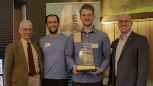 Michael Boreen and Trevor Lohrey, Arnold Lab safety award